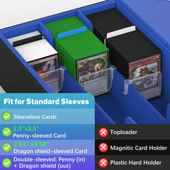 Magnetic closure keeps decks secure inside the Gomyrod box.