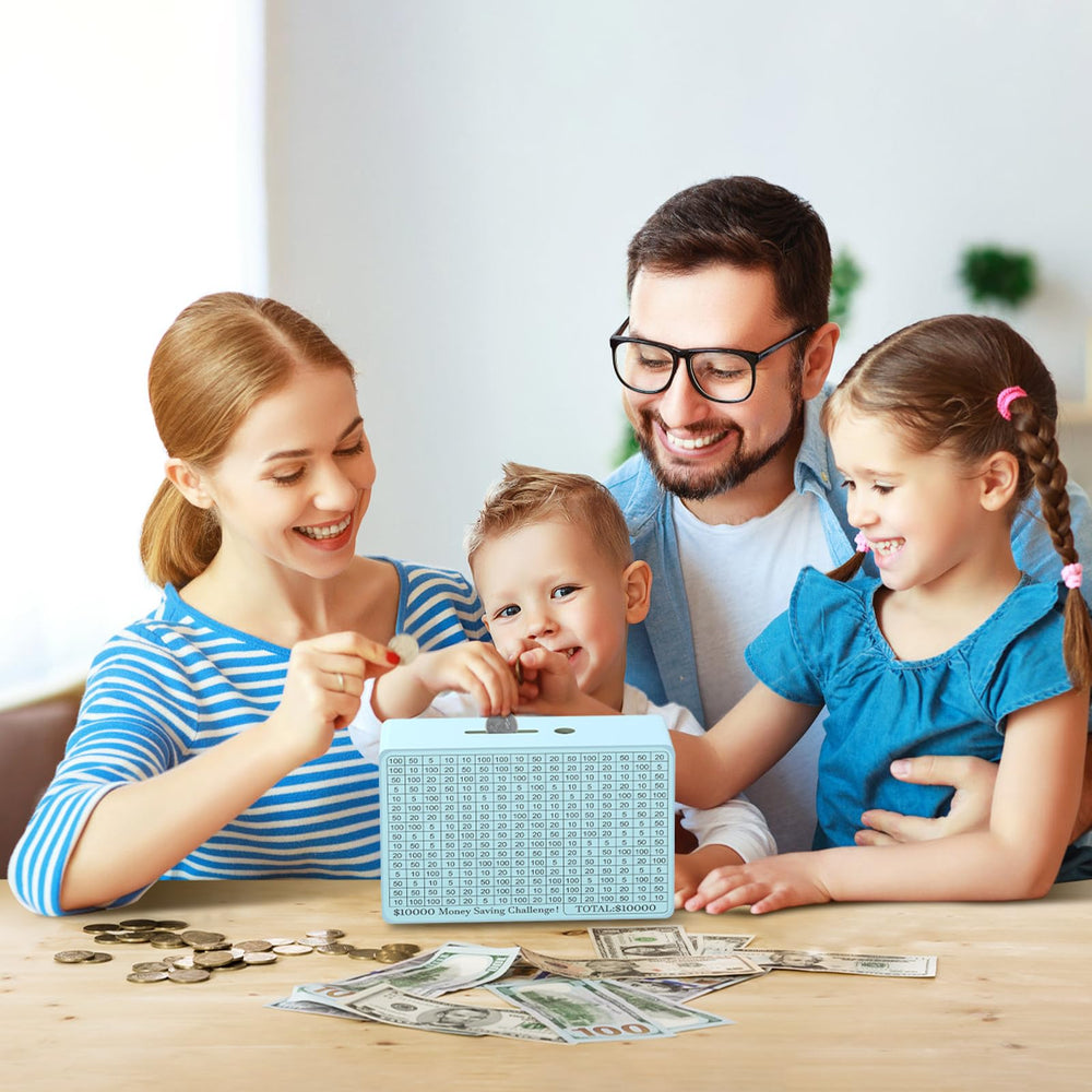 Gomyrod money box erases stickers for reusable tracking