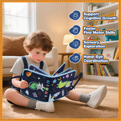 GONINO Busy Book with reinforced stitching ensures durability for active toddlers.