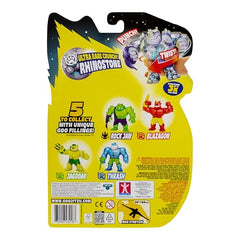 Goo JIT Zu Meteor Madness Rhinostone rare hero with galactic detailing for display.