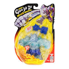 Goo JIT Zu Meteor Madness Rhinostone rare hero in dynamic pose highlights space-inspired design.