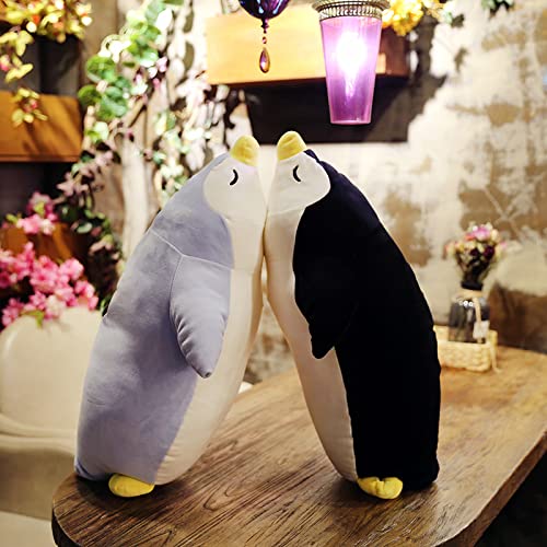 GOOC Emperor Penguin plush pillow with embroidered eyes for safe design