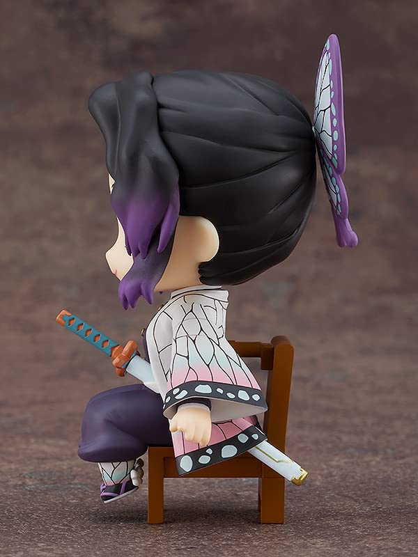 Demon Slayer Shinobu Kocho Swacchao! on a shelf setup with vibrant colors