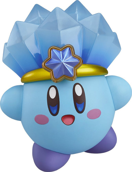 Good Smile Ice Kirby Nendoroid front view for desk display and collection