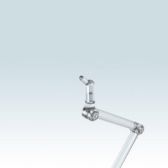 Good Smile The Simple Stand X3 clamp and extender parts help fit tight spaces.