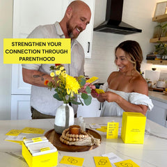 Good Talk Baby bonding activities card offers fun ways to show appreciation.