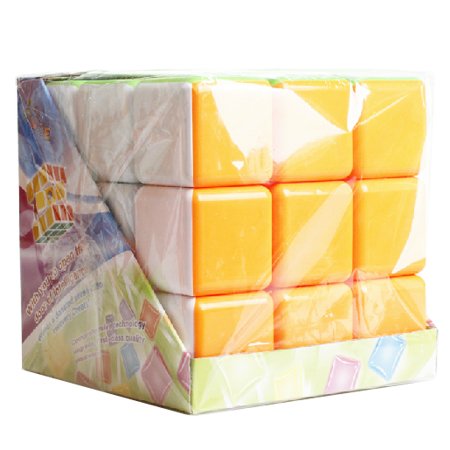 GoodCube Super 3x3x3 stickerless close up faces for vibrant color