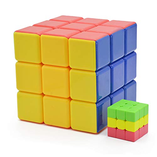 GoodCube Super 3x3x3 stickerless top view for clear face recognition