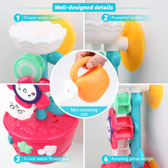 GOODLOGO colorful bath toy set ready for tub time