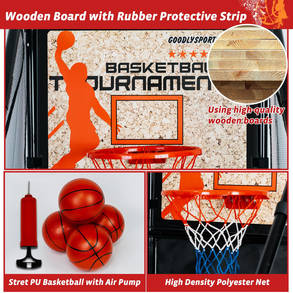 GOODLYSPORTS arcade basketball in action for kids ages 3-5