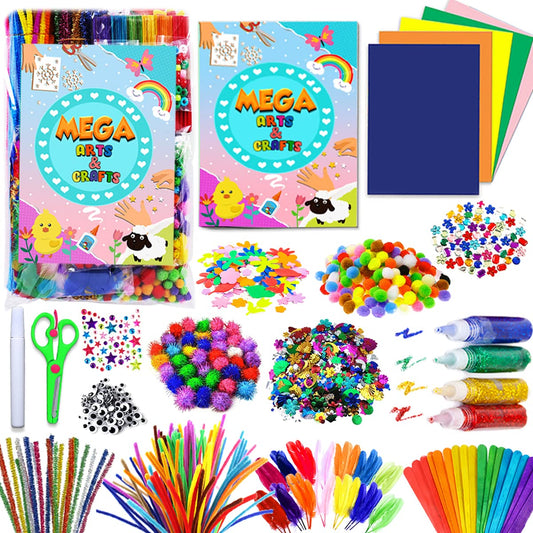 Goody King arts and crafts bundle for kids boosts creativity with versatile supplies.
