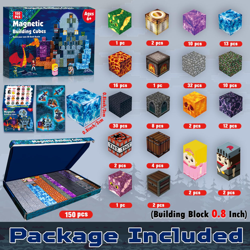 Goody King Dark Castle set with colorful magnets fuels imaginative construction fun.