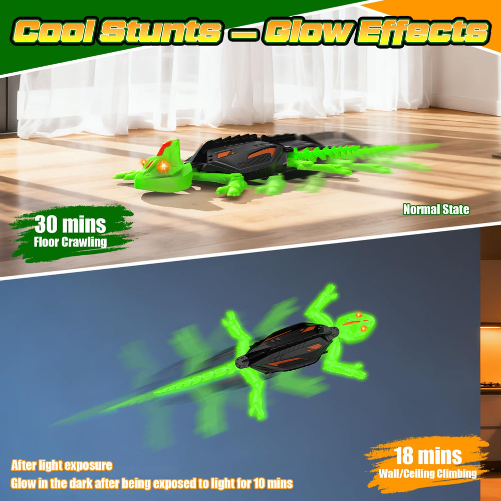 Goody King LED eyes brighter during wall climbs for excitement