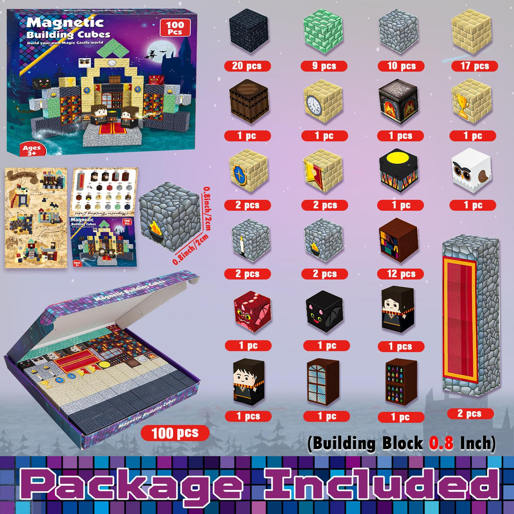Goody King magic house design built with magnetic blocks encourages construction.
