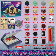 Goody King magic house design built with magnetic blocks encourages construction.