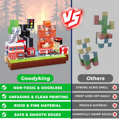 GoodyKing 21 designs set—endless building possibilities.