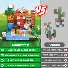 Goody King magnetic blocks 21 designs to explore shapes and creativity.