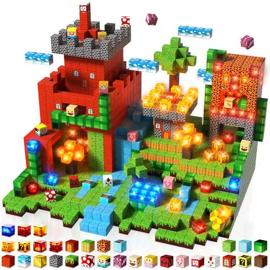 Goody King magnetic blocks glow in the dark for immersive STEM play