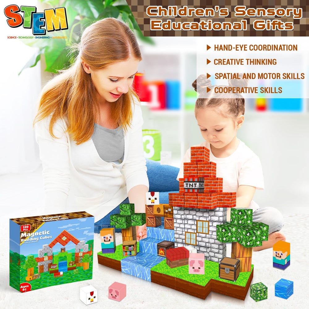Goody King Magnetic Blocks ideal for group play at home or school.