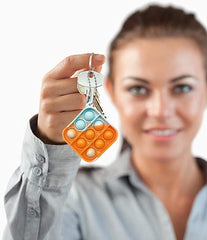Travel-friendly silicone squeeze toy by GooKit for tactile stimulation and focus.