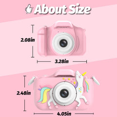 Goopow 1080p-video kids camera captures bright moments during adventures.