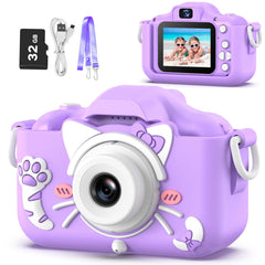 Goopow Kids Camera front view showing compact, travel-friendly design for playtime