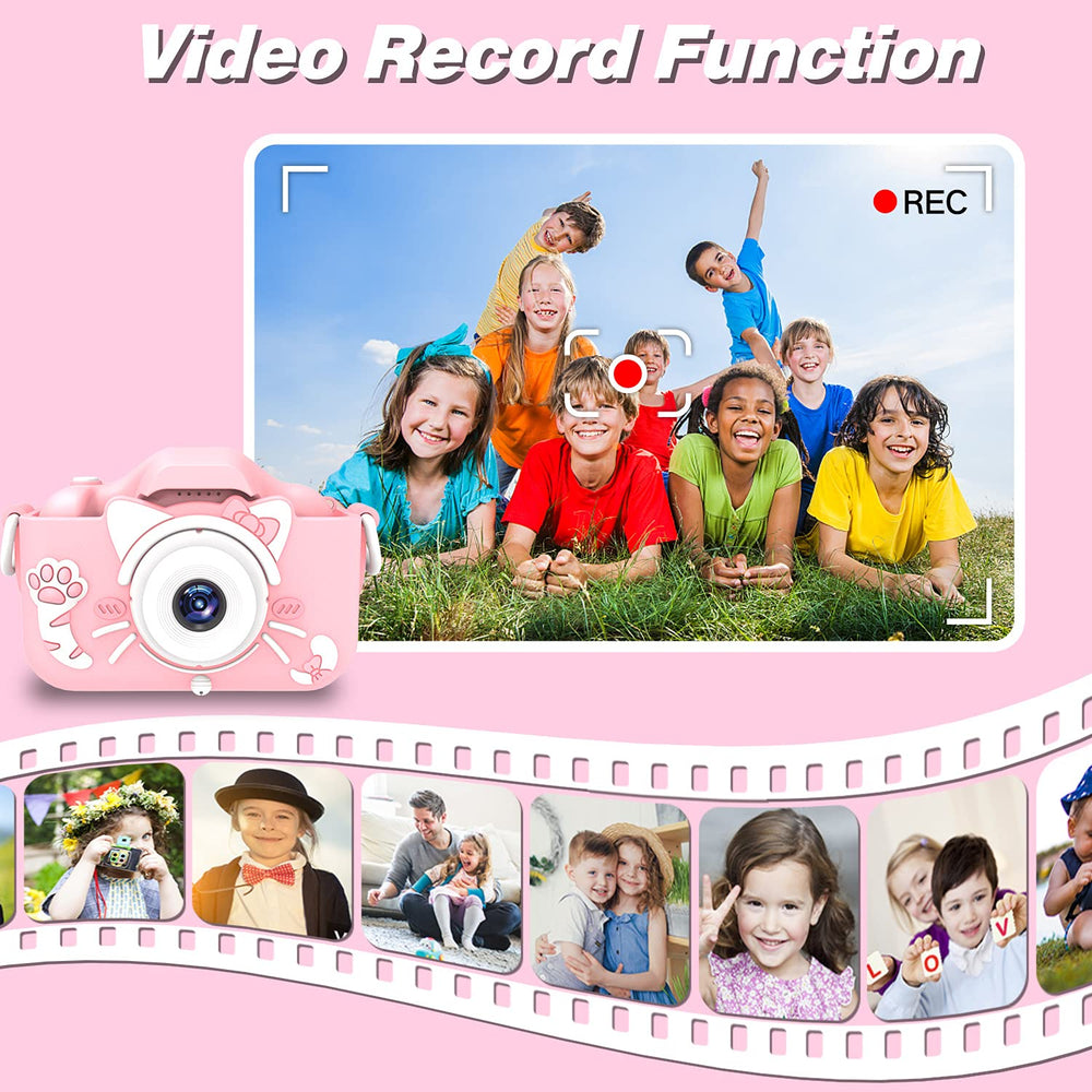 Goopow camera offers scene options and games for interactive play.