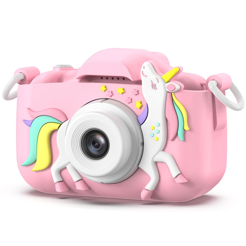 Goopow Kids Camera with cartoon-soft-cover for safe, playful exploration.