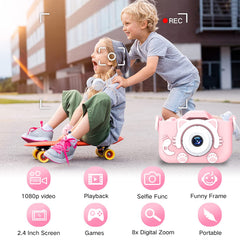 Goopow camera with lanyard promotes easy carrying during outings.