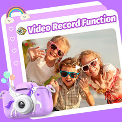 Goopow Kids Selfie Camera 12MP and 1080P video capability.