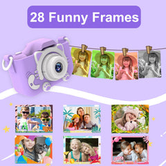 Goopow Kids Selfie Camera durable shell, shock protection for active kids.