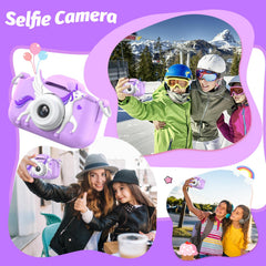 Goopow Kids Selfie Camera durable shell with soft cover for safe handling.