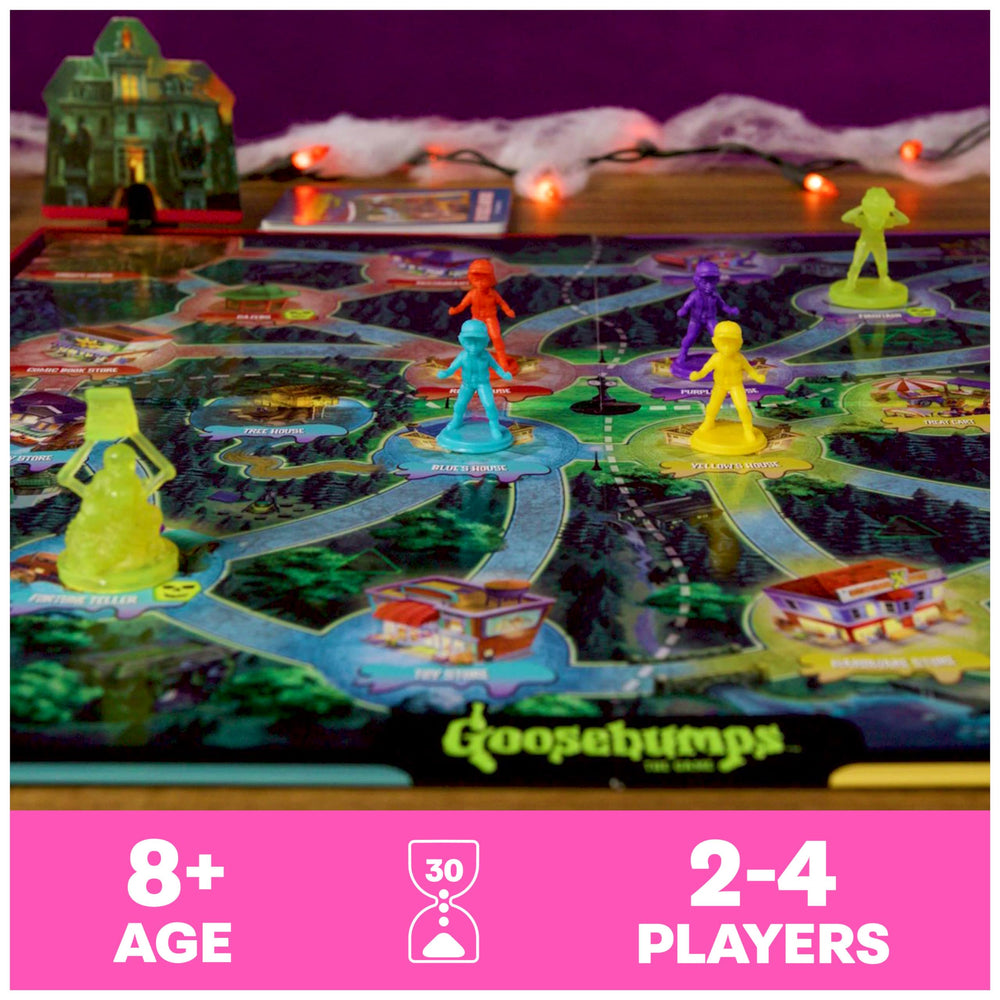 Goosebumps neighborhood map illustrating cooperative exploration for suspenseful play.