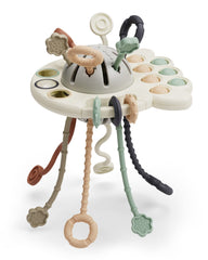GOPO TOYS Baby Airplane Toy pull string for on‑the‑go teething and play