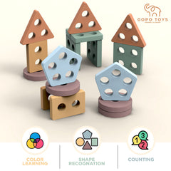 GOPO TOYS gift-ready packaging for a Montessori toy