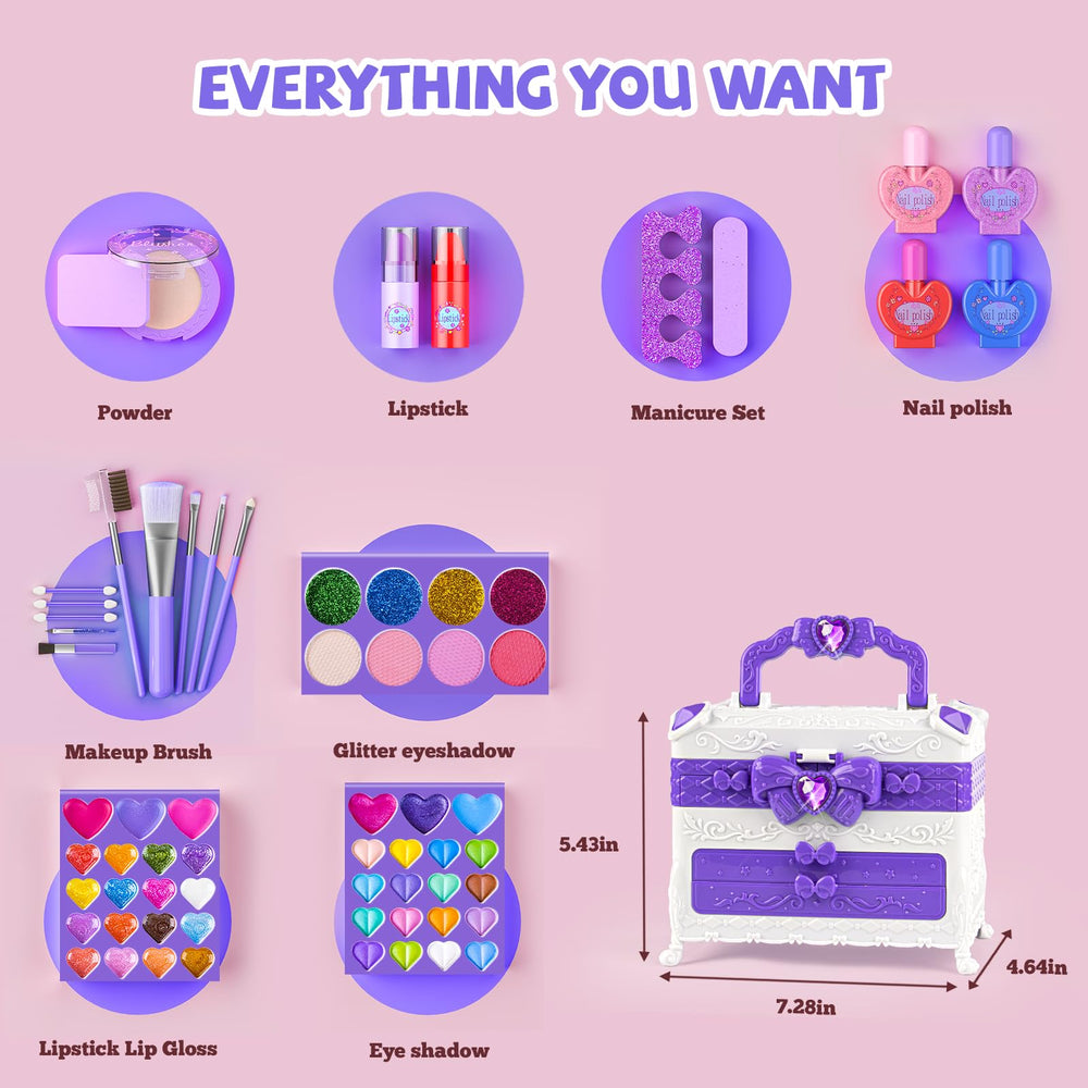 Gorispi lipsticks and nail polishes offer kid-friendly color options.