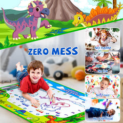 Gorispi Water Doodle Mat promotes family playtime with mess-free water drawing.
