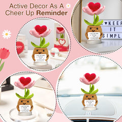 Gossby decor piece for desk and car dashboard keeps a sweet reminder nearby