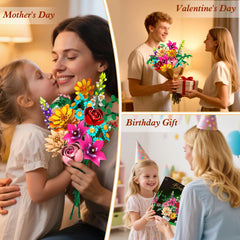 GoStock Flower Bouquet Building Set makes a thoughtful DIY gift with personal touch