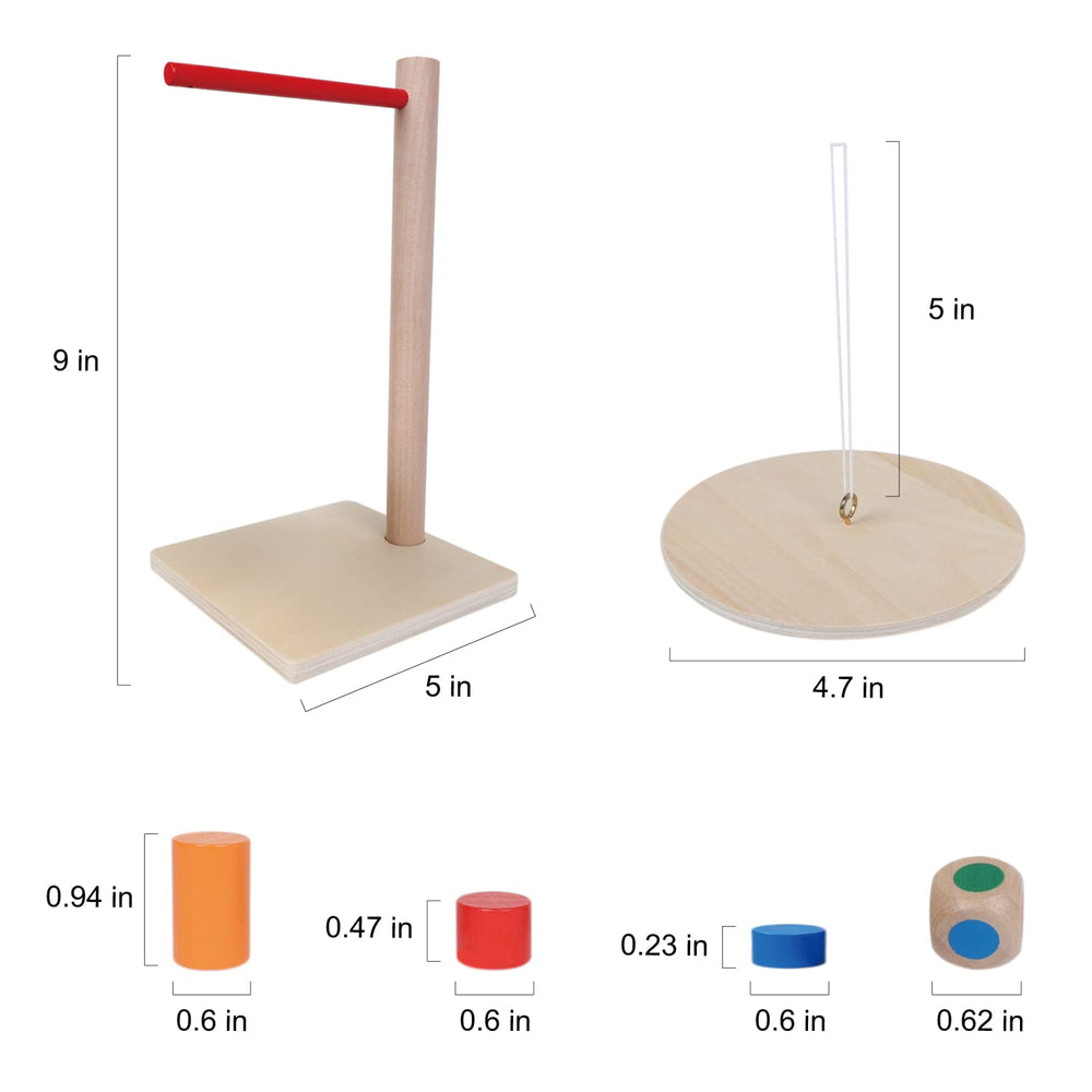GOTHINK Balancing Pendulum Game cylinders – colorful pieces boost hand-eye coordination and focus.