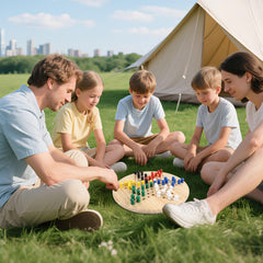 Gothink Chinese Checkers 66 colorful pegs ready for lively play.