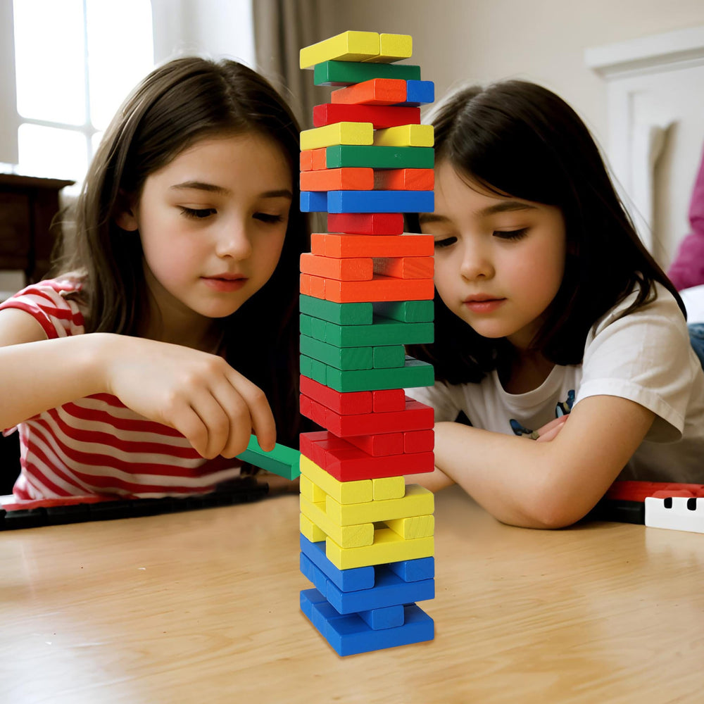 GOTHINK colorful wooden blocks for visual learning and stacking play
