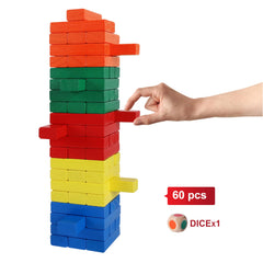 GOTHINK storage box for the wooden blocks, easy cleanup and organization