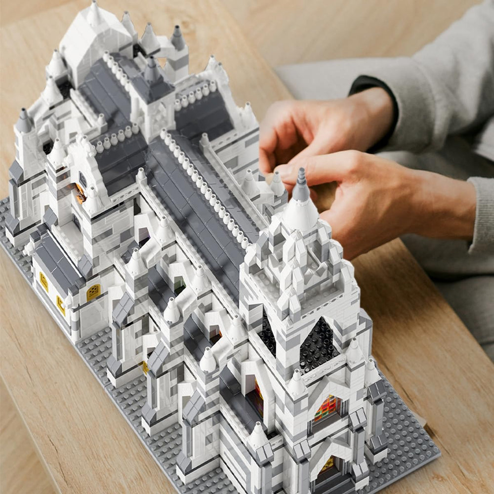 GOTIMON Micro Mini Cathedral facades reveal intricate details for a museum-quality piece.