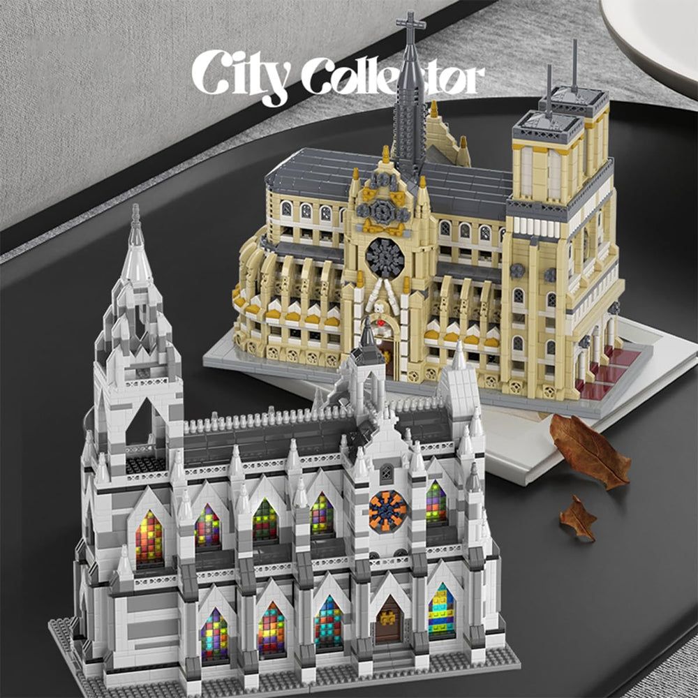 GOTIMON Micro Mini Cathedral tower detail emphasizes spires for a standout architectural model.