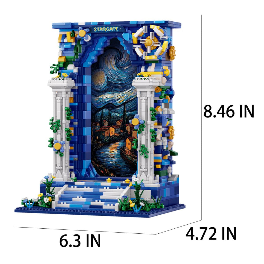 GOTIMON Starry Sky Gate display piece elevates any shelf or desk