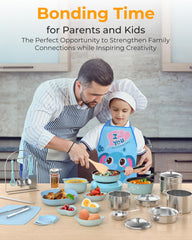 Gotoofun storage rack keeps tools organized, encouraging tidy, repeatable cooking sessions.