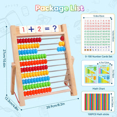 Gotoofun abacus flash cards show numbers and symbols to boost number sense.