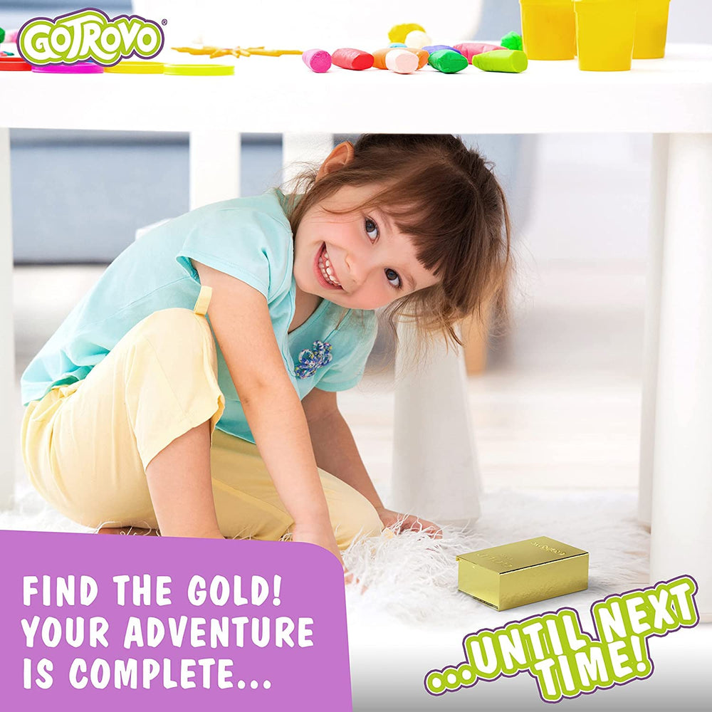 GOTROVO family treasure hunt fosters indoor adventure for siblings.