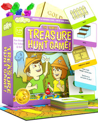 GOTROVO treasure hunt board encourages teamwork as kids search for jewels indoors.